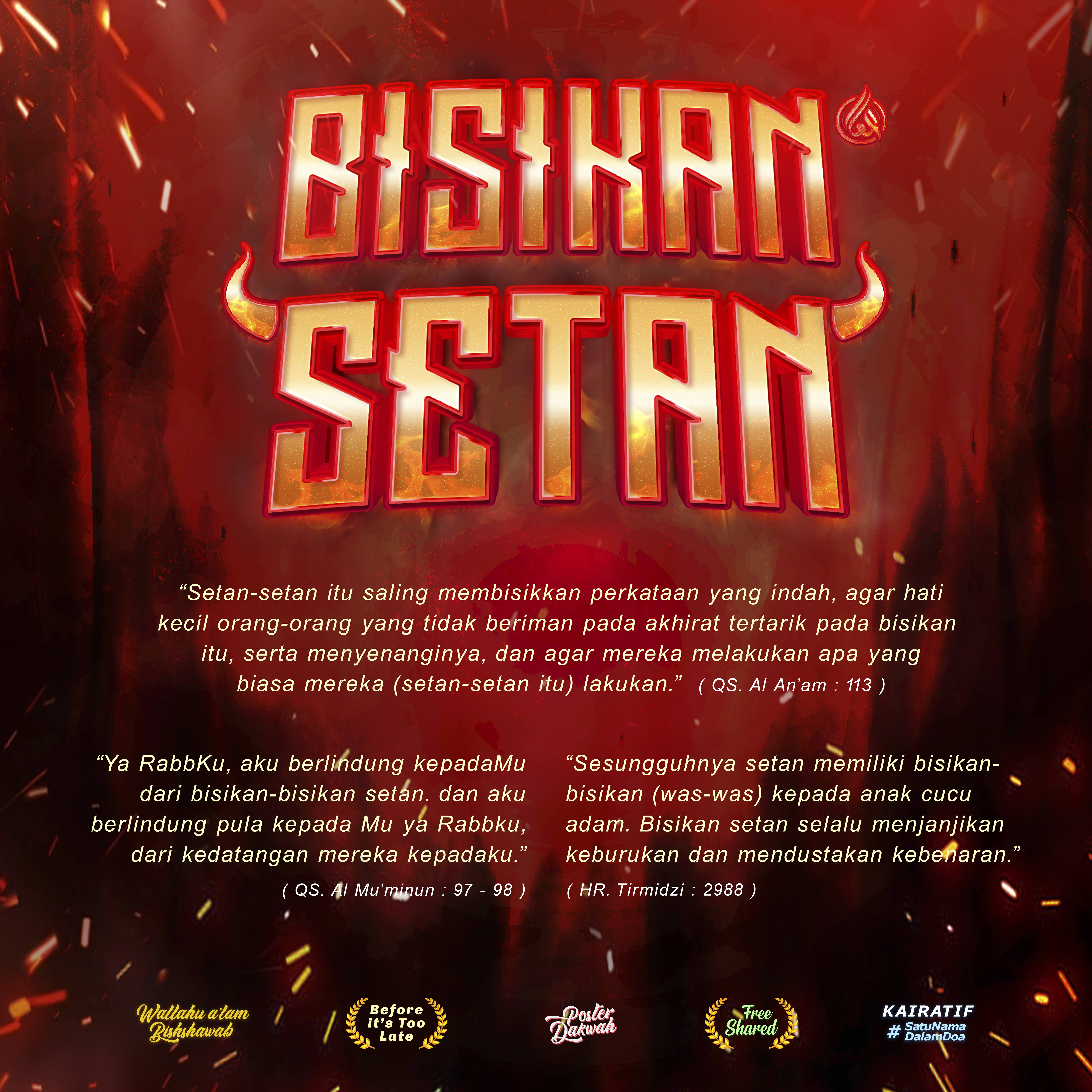 Poster Bisikan Setan